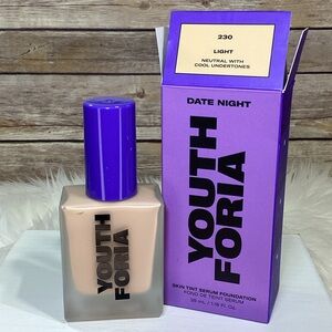 Youth Foria Date Night Skin Tint Serum Foundation - Light